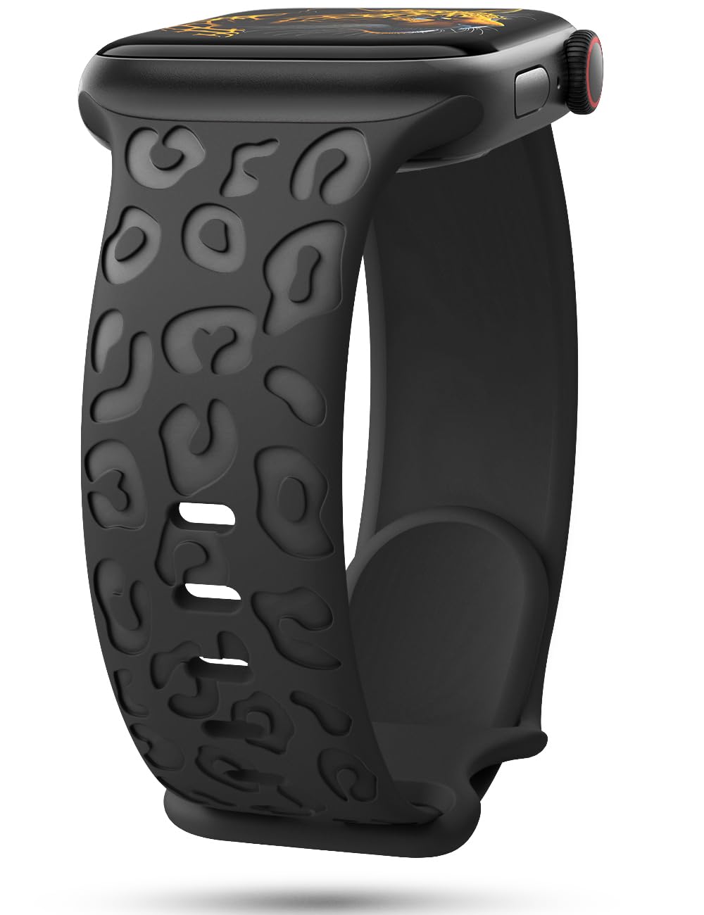 2024 Upgraded Luxury Leopard Print Apple Watch Band - Compatible with 38mm 40mm 41mm 42mm 44mm 45mm 49mm - Sport Strap for iWatch Series 9/8/7/6/5/4/3/2/1/SE & Ultra - Stylish Unisex Design for Gym, Work & Everyday Wear