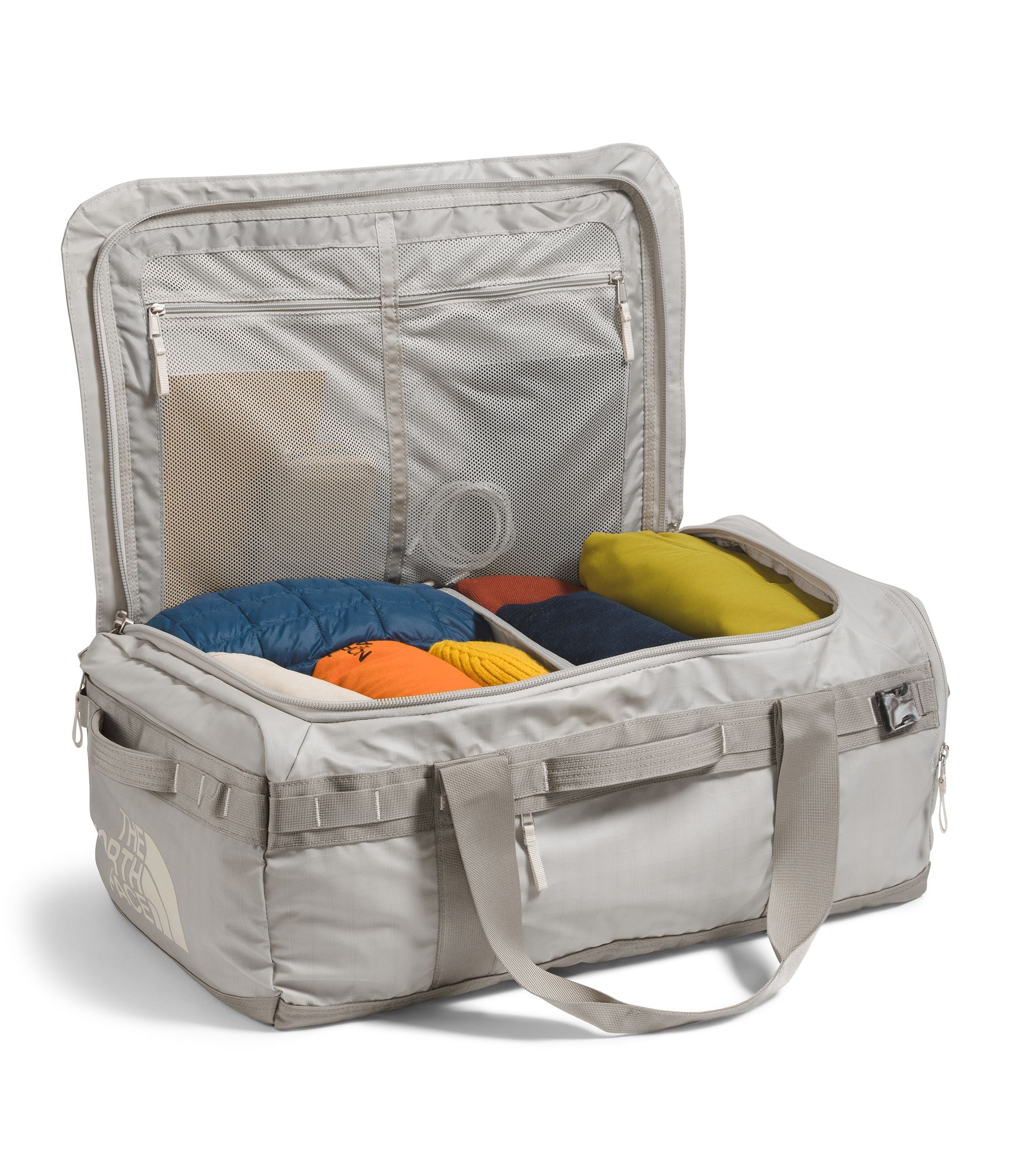 The North Face Base Camp Voyager Duffel 62L - Durable Travel Duffel Bag for Camping, Hiking & Adventure Gear Storage | Water-Resistant & Heavy-Duty