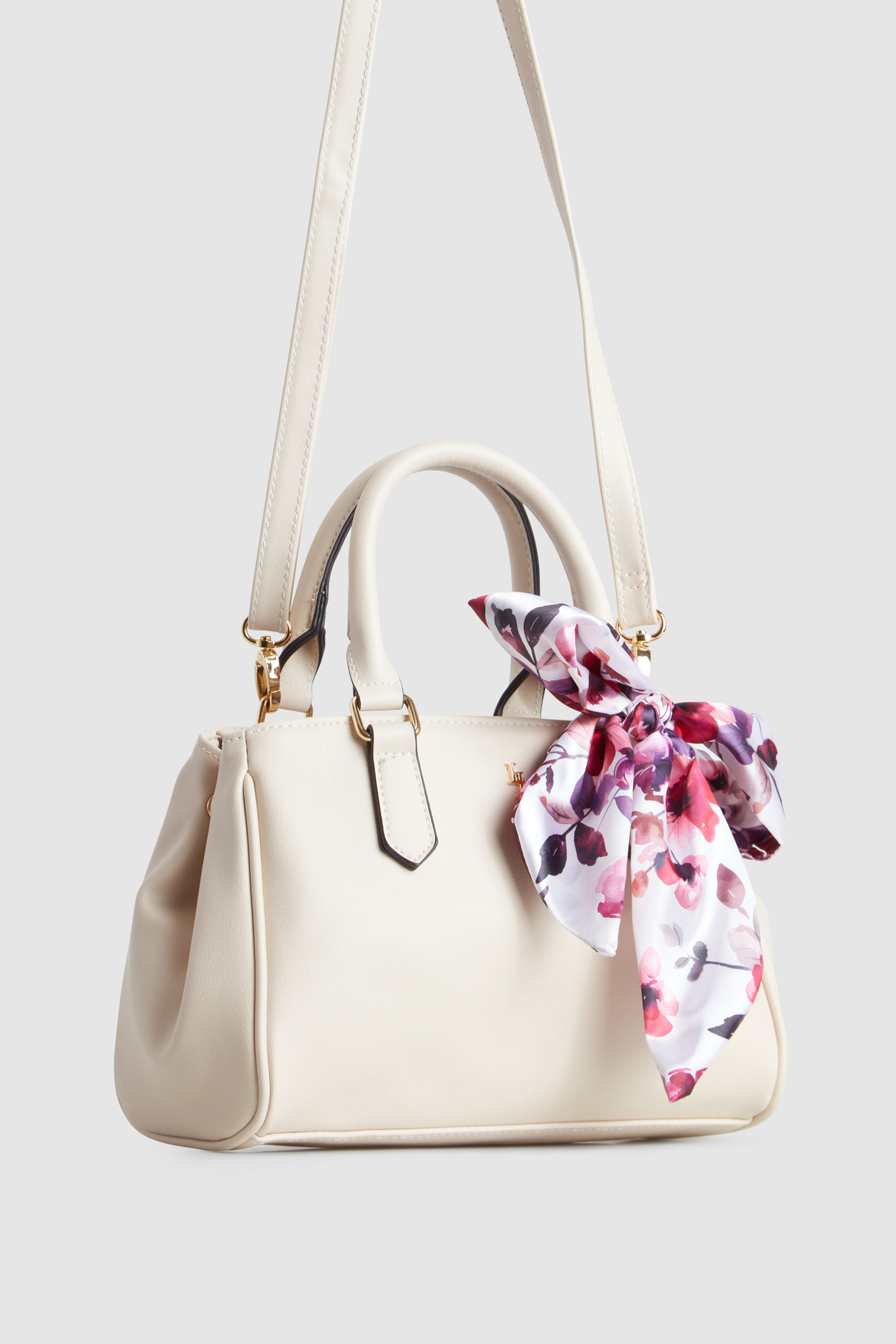 Rosewater Scarf Mini Grab Tote Bag - Stylish & Versatile Crossbody Purse for Women | Perfect for Travel, Shopping & Everyday Use
