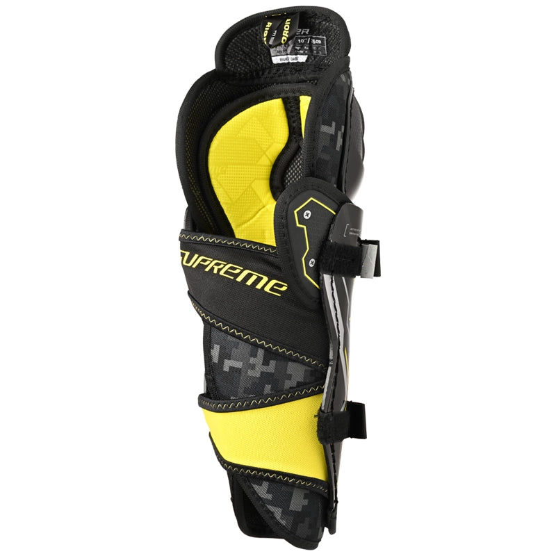 Bauer Supreme Mach Youth Hockey Shin Guards - Lightweight & Durable Protection for Ice Hockey Players - Perfect for Games & Practice