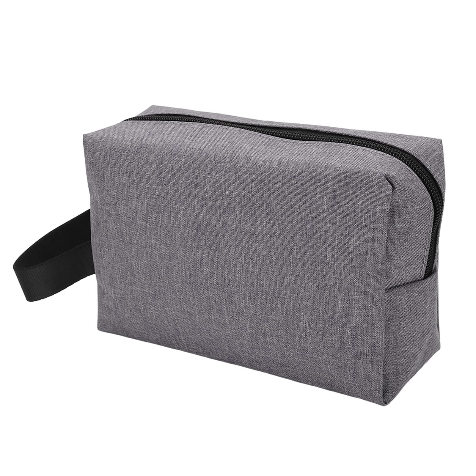 Bediffer Large Capacity Travel Cosmetic Bag - Reusable, Durable Makeup Organizer with Clear Window (Grey) | Perfect for Airplane Carry-on, Gym Essentials & Toiletry Storage