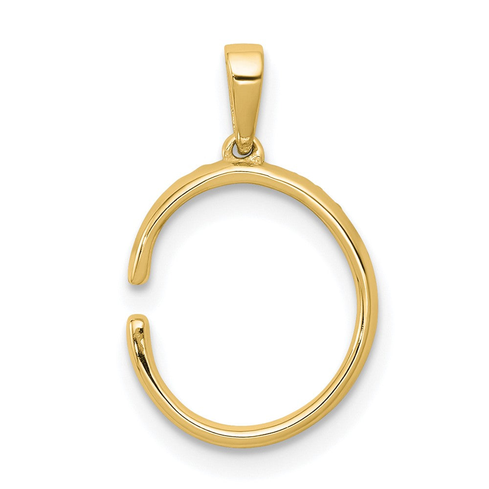 Gold Diamond Letter C Initial Pendant Necklace - Model PM5222C 010 YA - Elegant Jewelry Gift for Women, Perfect for Birthdays, Anniversaries & Special Occasions