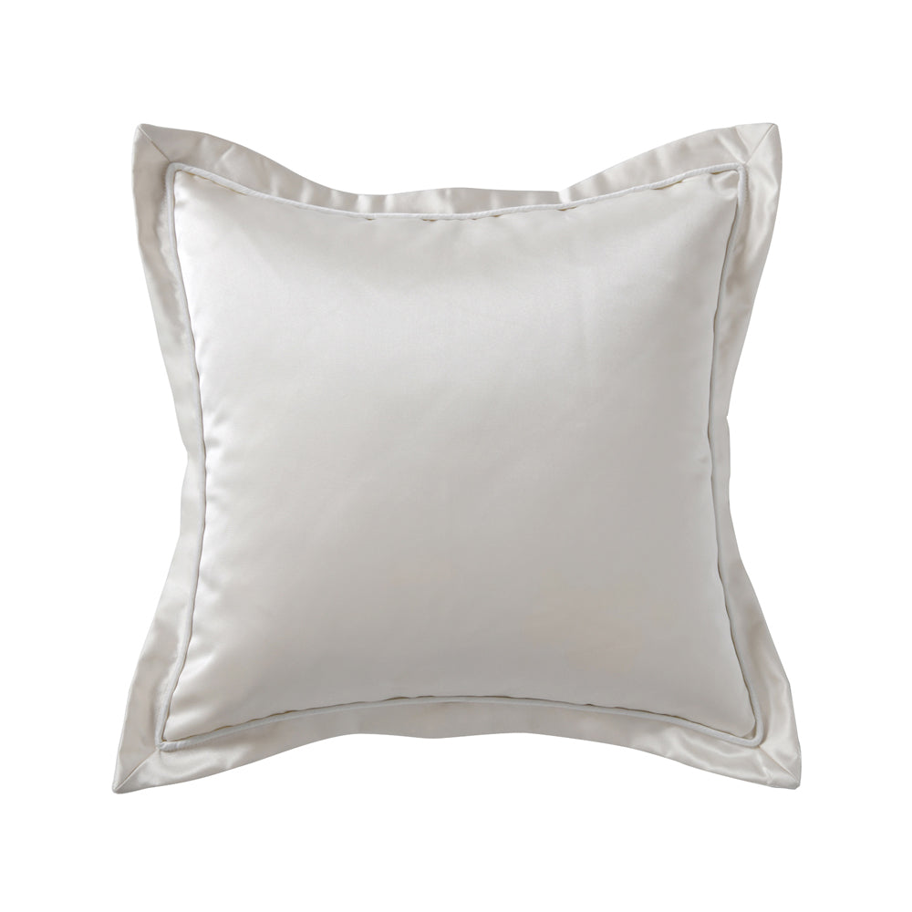 Firenze Pearl White 6-Piece Comforter Set | Super King Size Bedding | Luxury Soft Microfiber Duvet Cover with Pillowcases | Perfect for Master Bedroom, Guest Room & Hotel Decor