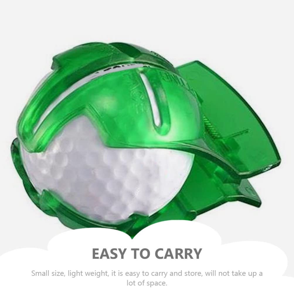 BESPORTBLE 2-Pack Golf Ball Alignment Tool - Professional Plastic Golf Line Marker for Putting Practice, Golf Course Training Accessories - Perfect for Driving Range & Tournament Play