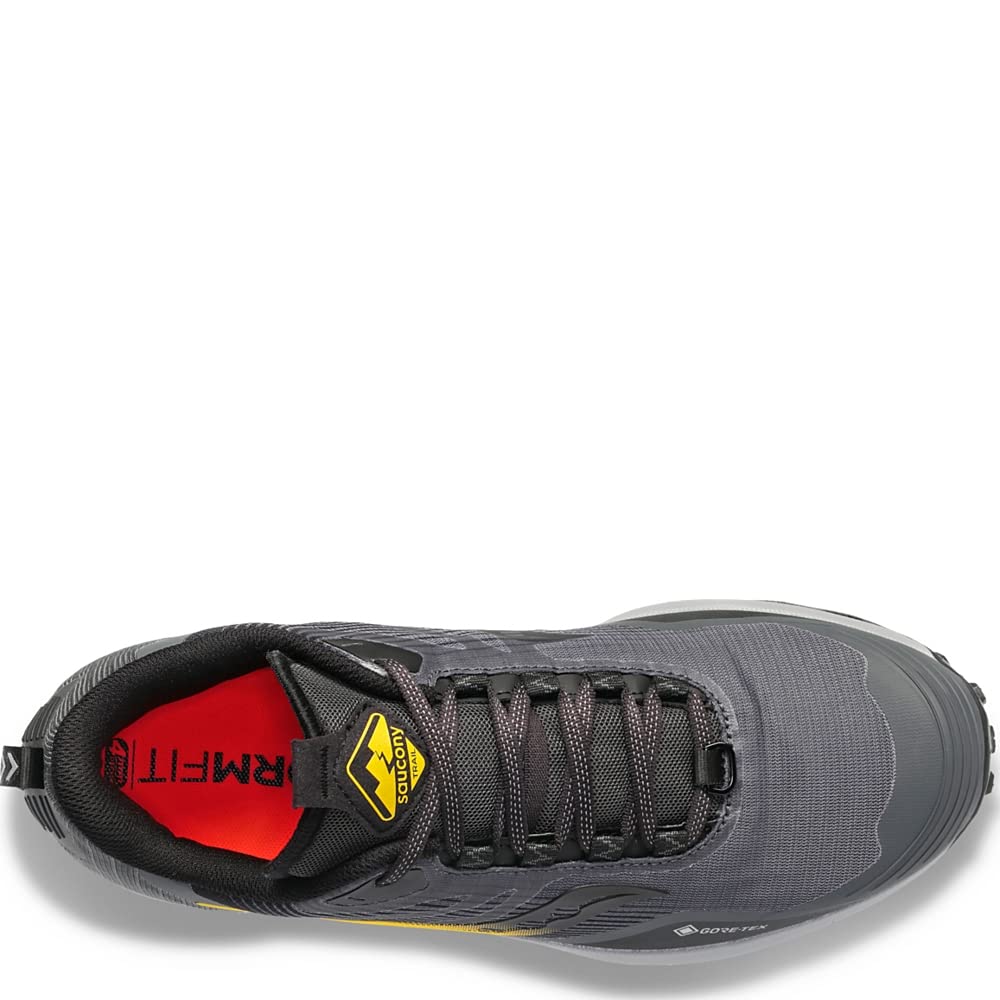 Saucony Men's Peregrine 12 Gore-Tex Waterproof Trail Running Shoes - Lightweight Hiking & Outdoor Adventure Footwear for Men