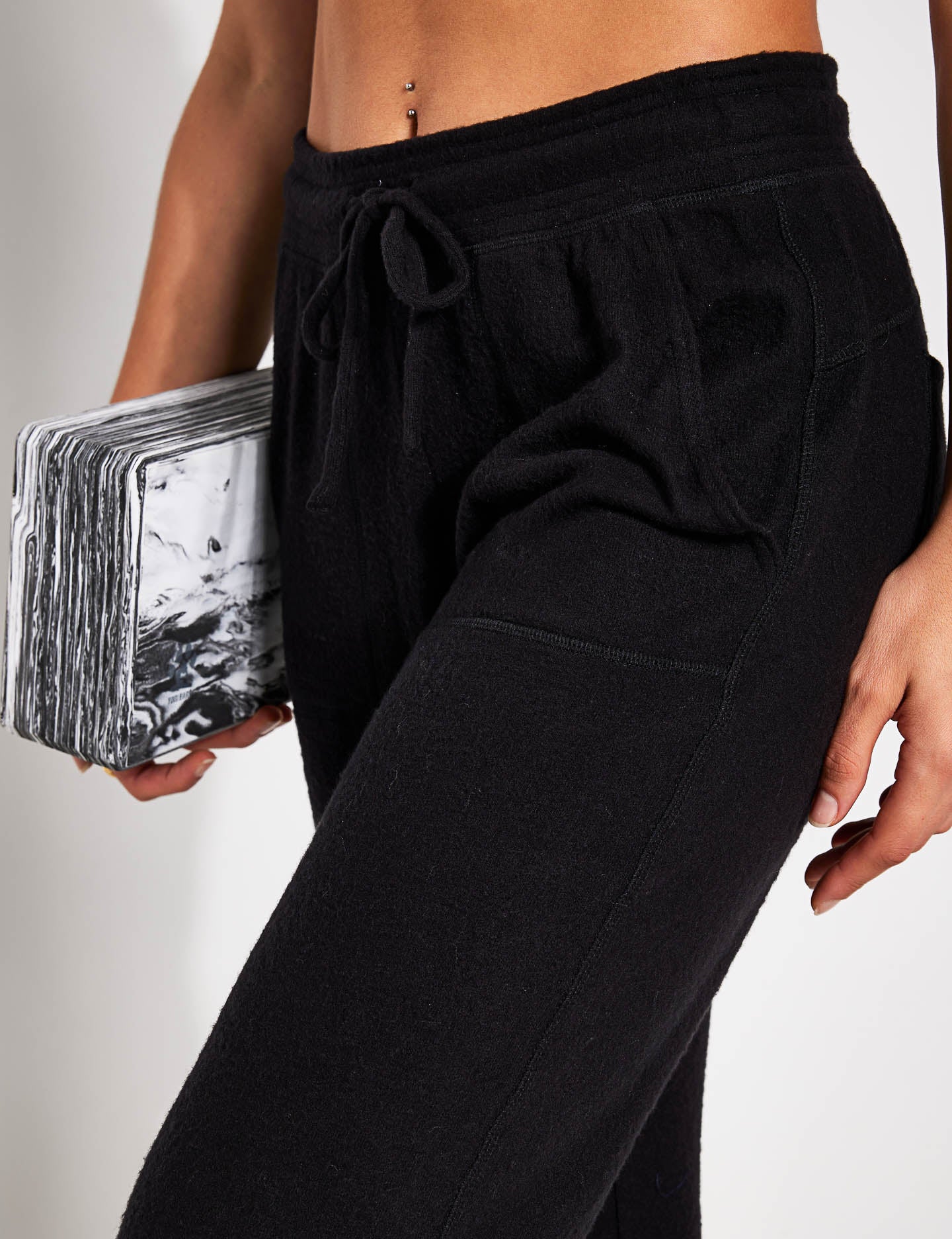 Premium Soho Sweatpants for Women - Soft & Comfortable Black Joggers - Perfect for Yoga, Lounge & Casual Wear