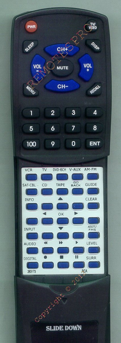 Replacement Remote Control Compatible with RCA RT2360 RT2360B RT2360BK RT2370 - Universal TV Remote for Home Theater Entertainment System