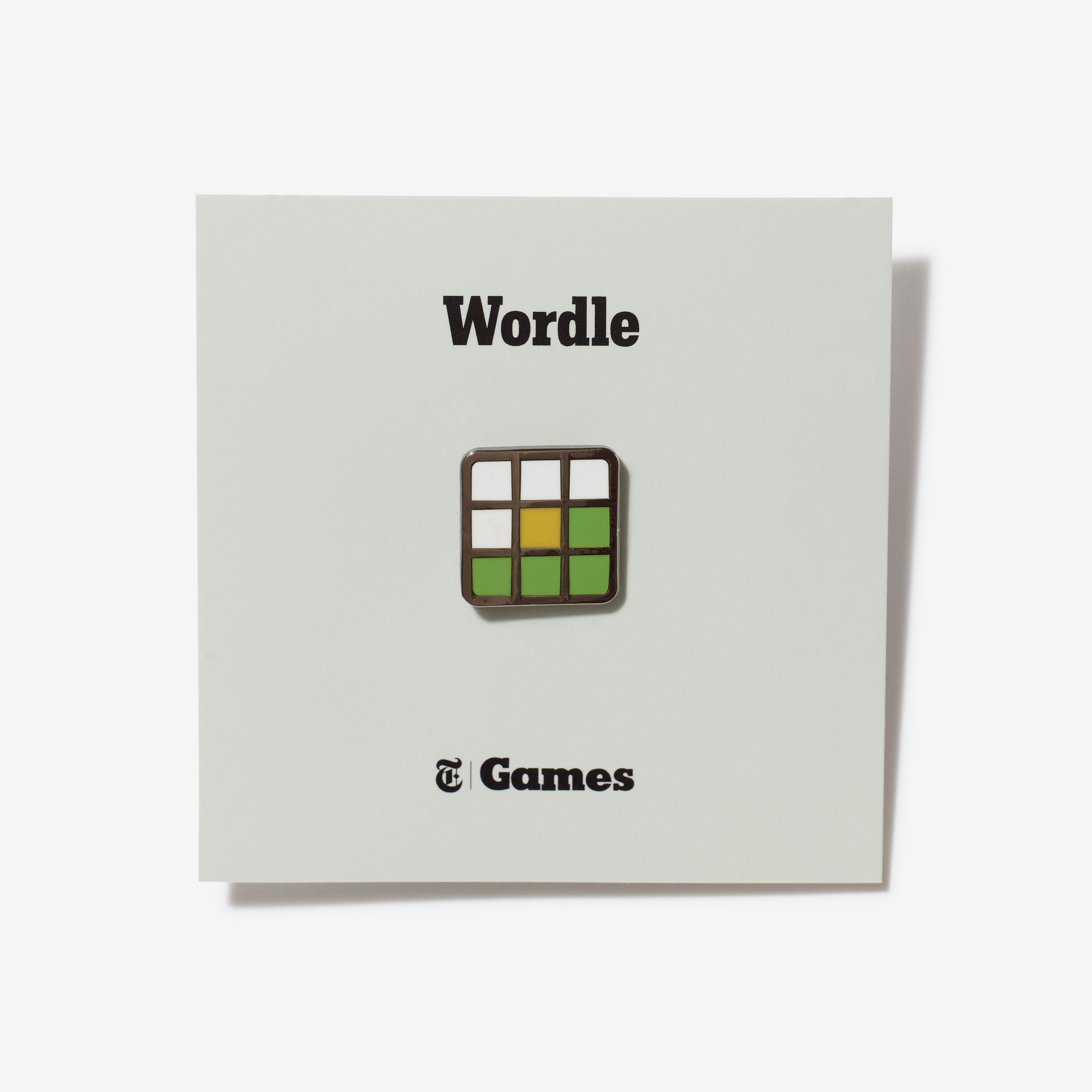 Wordle Enamel Pin - Fun Word Game Accessory for Fans, Collectors & Gifts | Perfect for Backpacks, Jackets & Laptop Bags