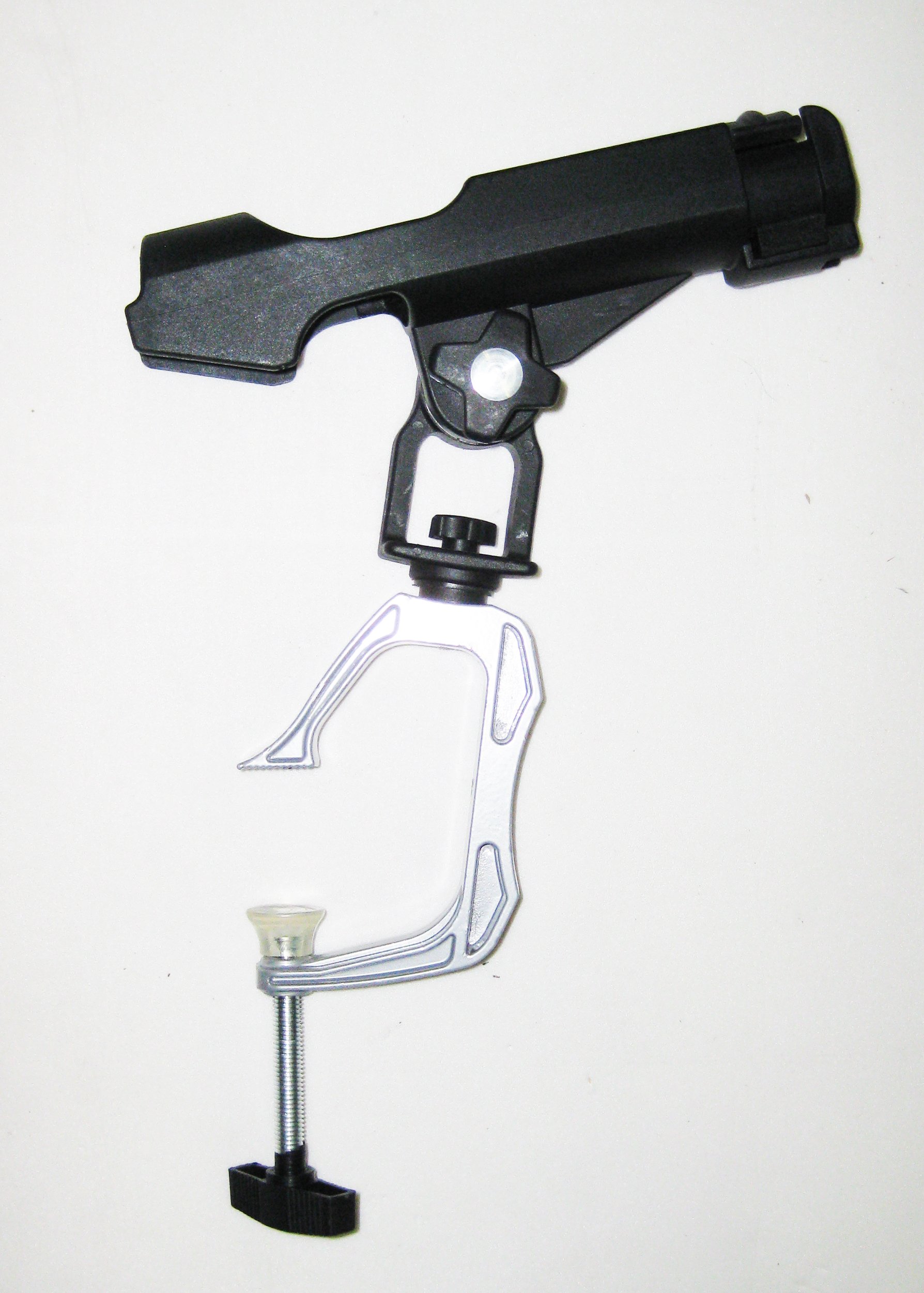 KUFA Sports Fishing Rod Holder & Fighting Belt - Adjustable Clamp-On Rod Holder for Saltwater & Freshwater Fishing - Perfect for Boat, Kayak, and Shore Fishing Adventures