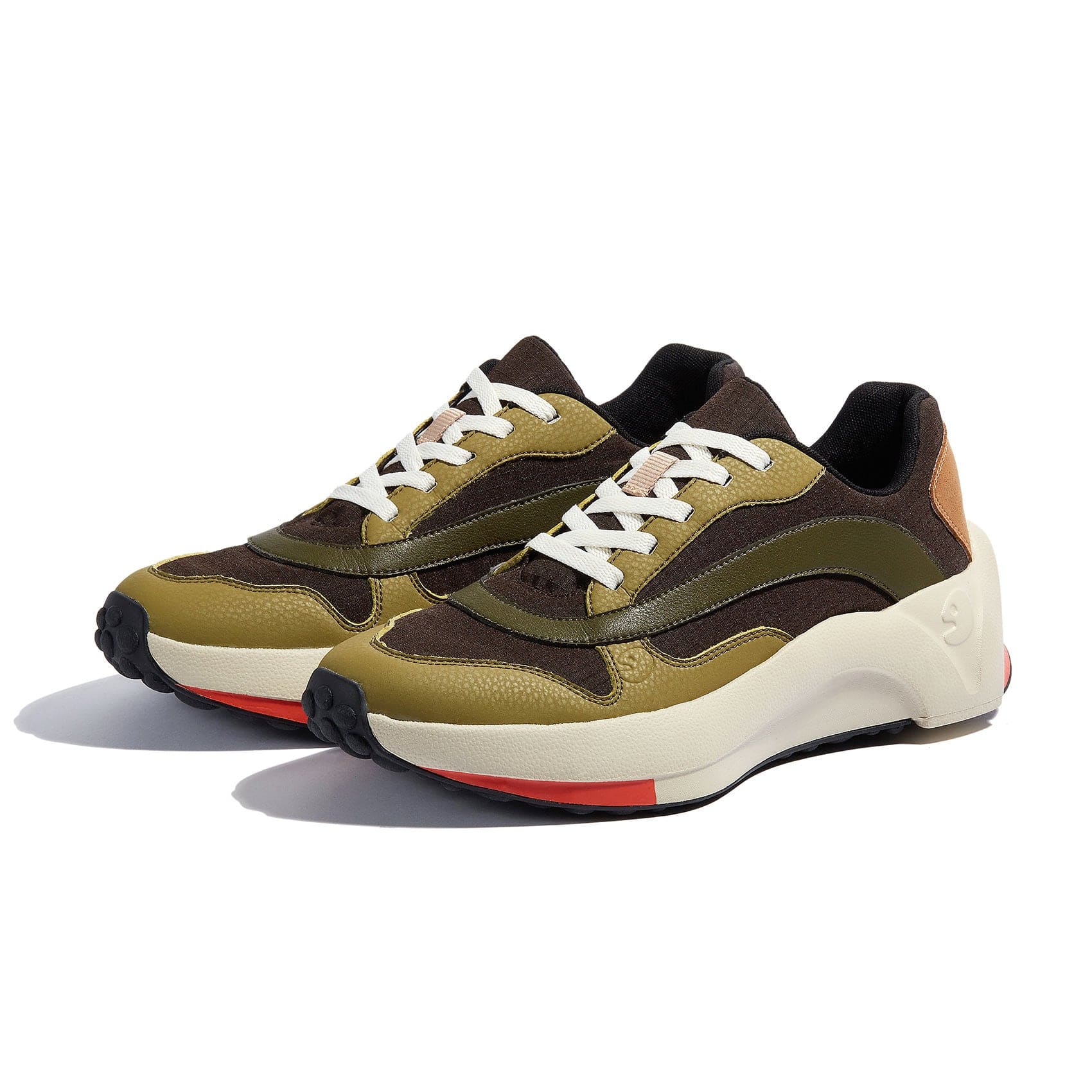 Natural Green Sevilla II Men's Sneakers – Comfortable & Stylish Casual Shoes for Walking, Running & Everyday Wear