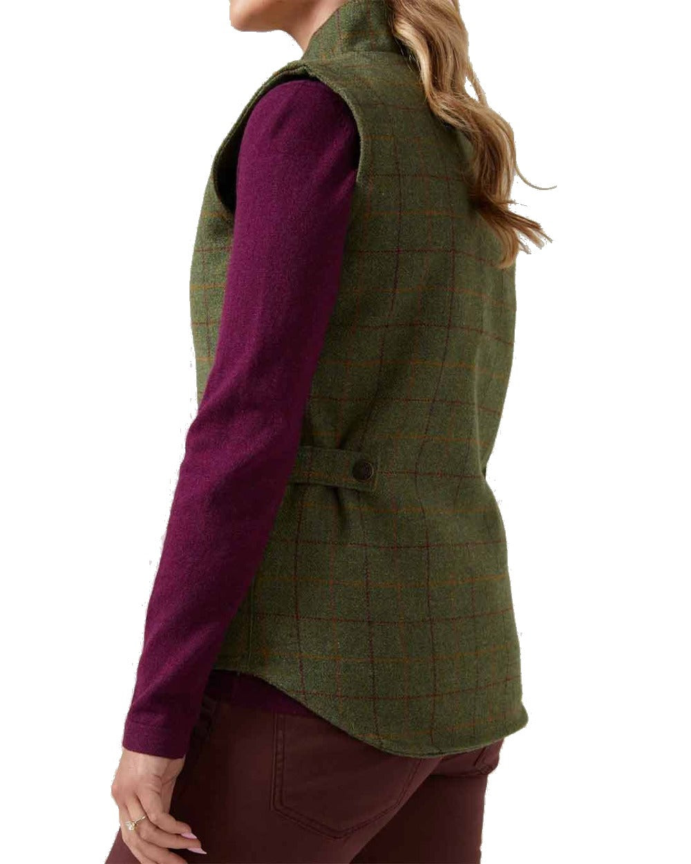 Alan Paine Rutland Women's Tweed Gilet Vest - Classic British Style for Fall & Winter Layering - Perfect for Office, Outdoor Activities & Casual Wear