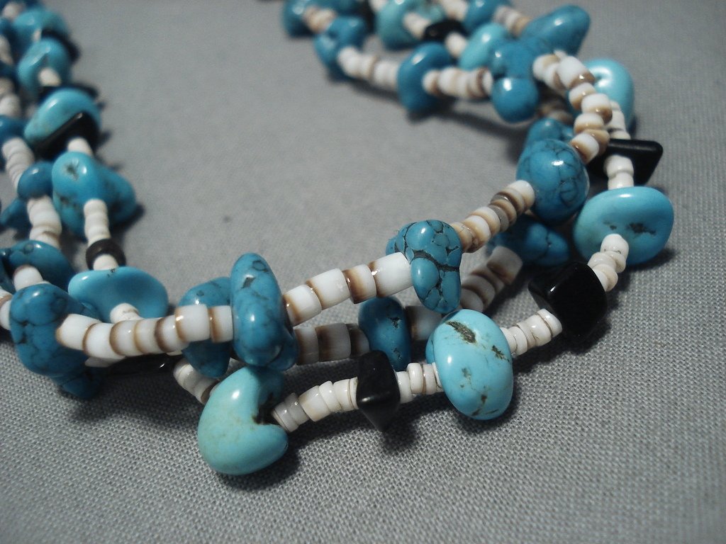 Vintage Navajo Native American Turquoise Necklace - Handmade Southwest Jewelry for Women, Boho Chic Accessories | Perfect for Festivals, Weddings & Everyday Wear