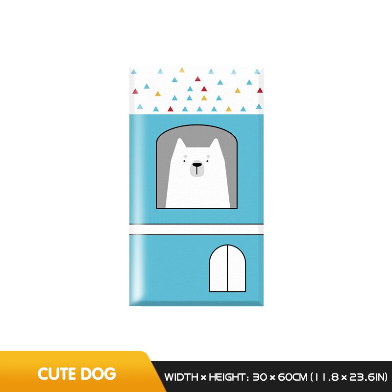 Safe & Adorable Snow Animal Wall Decor for Toddler's Room - Soft Anti-Collision Nursery Decor for Baby Playroom & Bedroom