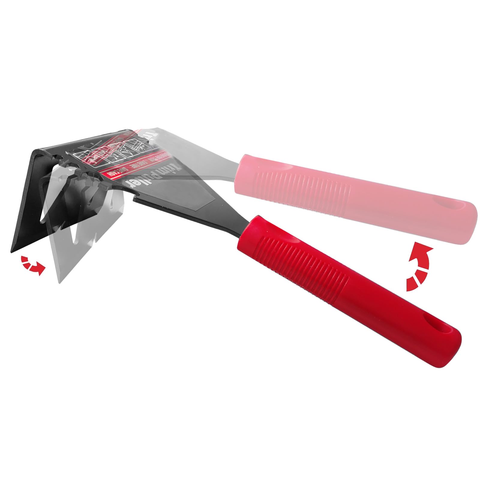Heavy Duty Trim Puller Tool - Baseboard & Molding Removal, Pry Bar Nail Puller for Flooring, Commercial Work | Perfect for Home Renovation, DIY Projects & Professional Contractors