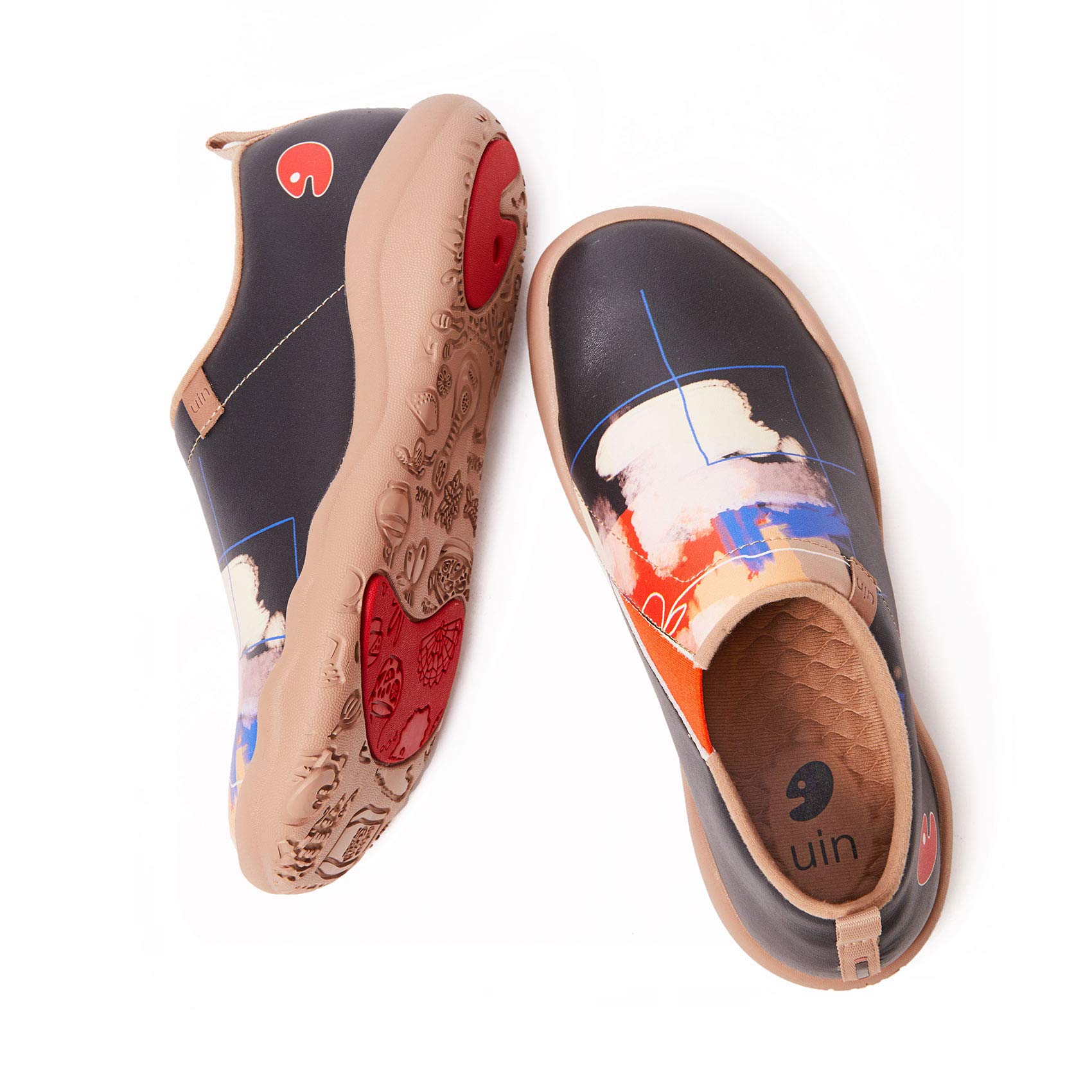 UIN Women's Slip-On Walking Shoes - Lightweight Travel Loafers with Microfiber Upper - Comfortable Casual Sneakers for Walking, Travel & Everyday Wear