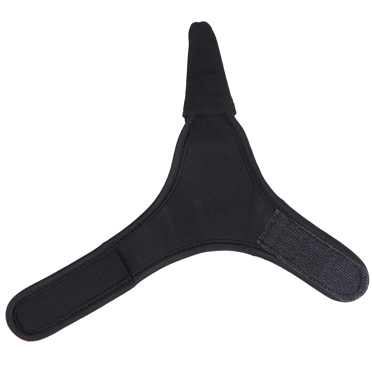 HEALLILY Fishing Gloves - Single Finger Gloves with Elastic Band for Outdoor Fishing, Finger Protector Gauntlet (Black) - Ideal for Saltwater, Freshwater & Ice Fishing Adventures