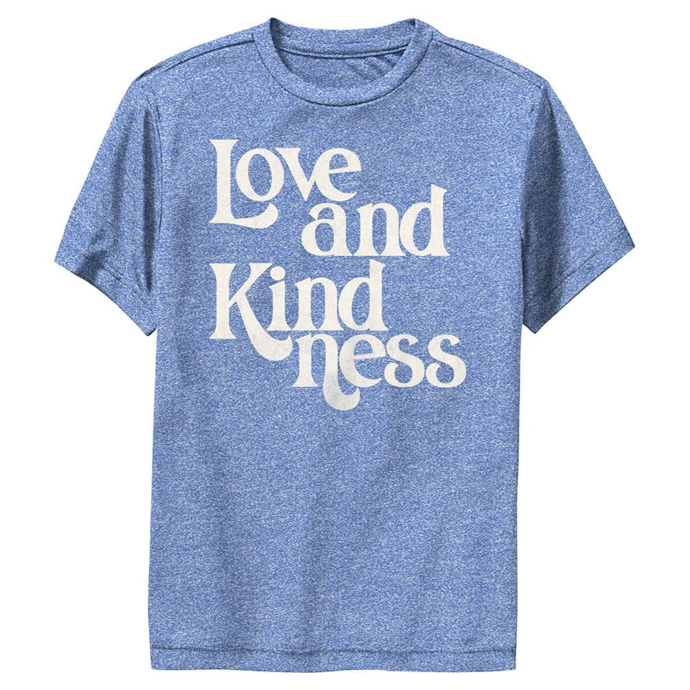Kids' Love Kindness Stacked T-Shirt - Soft Cotton Tee for Play & School