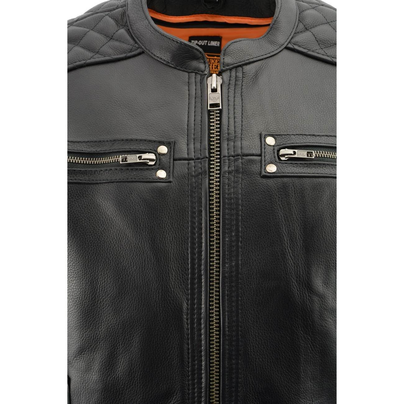 Milwaukee Men's Quilted Scooter Jacket - Windproof & Warm Winter Motorcycle Jacket for Riding, Commuting & Outdoor Activities