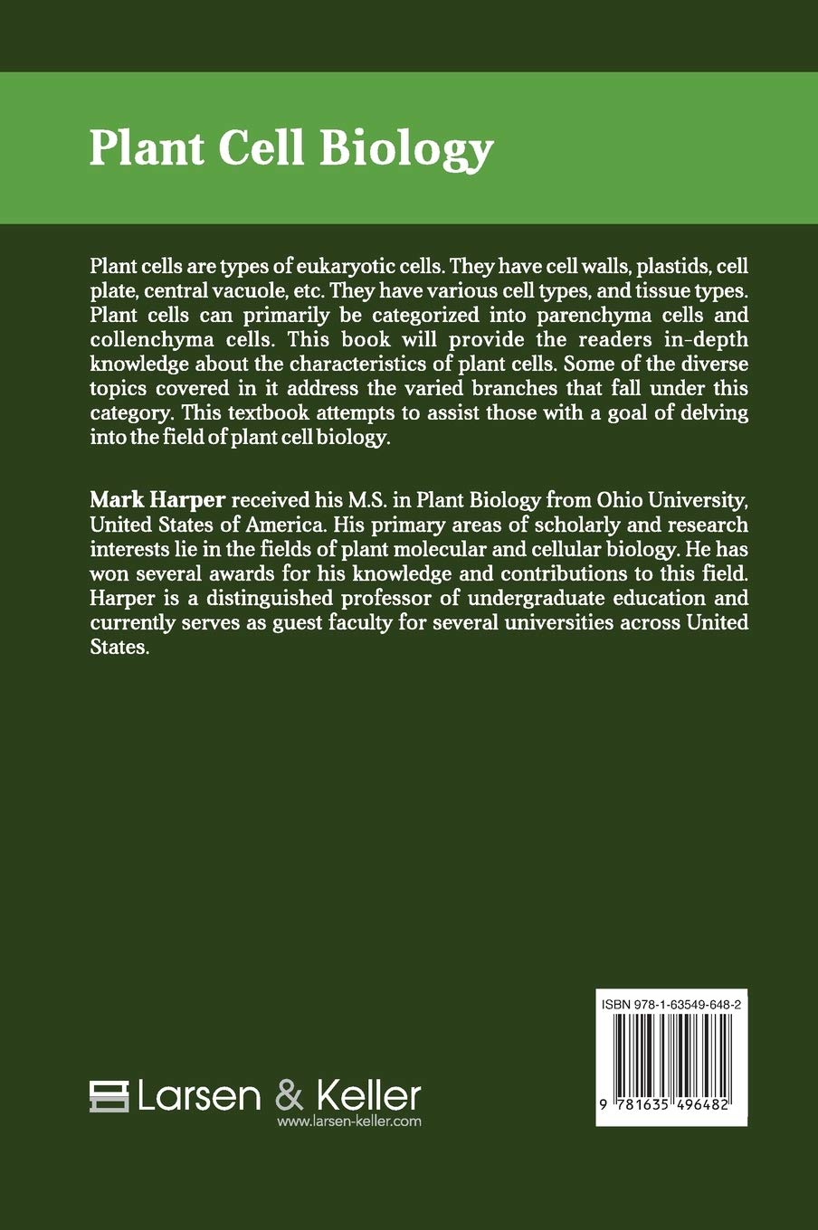 Plant Cell Biology Textbook - Comprehensive Guide for Students & Researchers | Botany, Genetics & Molecular Biology Studies | Perfect for Classroom & Lab Use