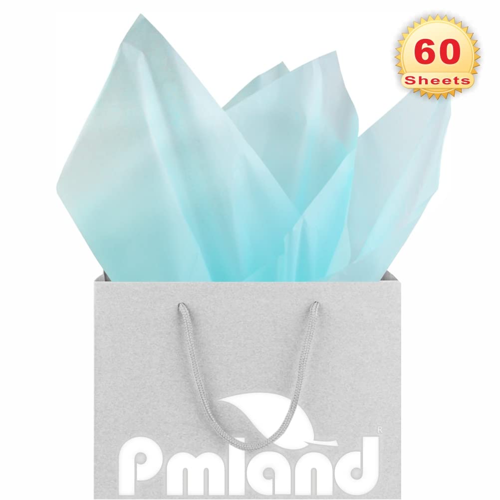Premium Light Blue Gift Wrapping Tissue Paper - 20