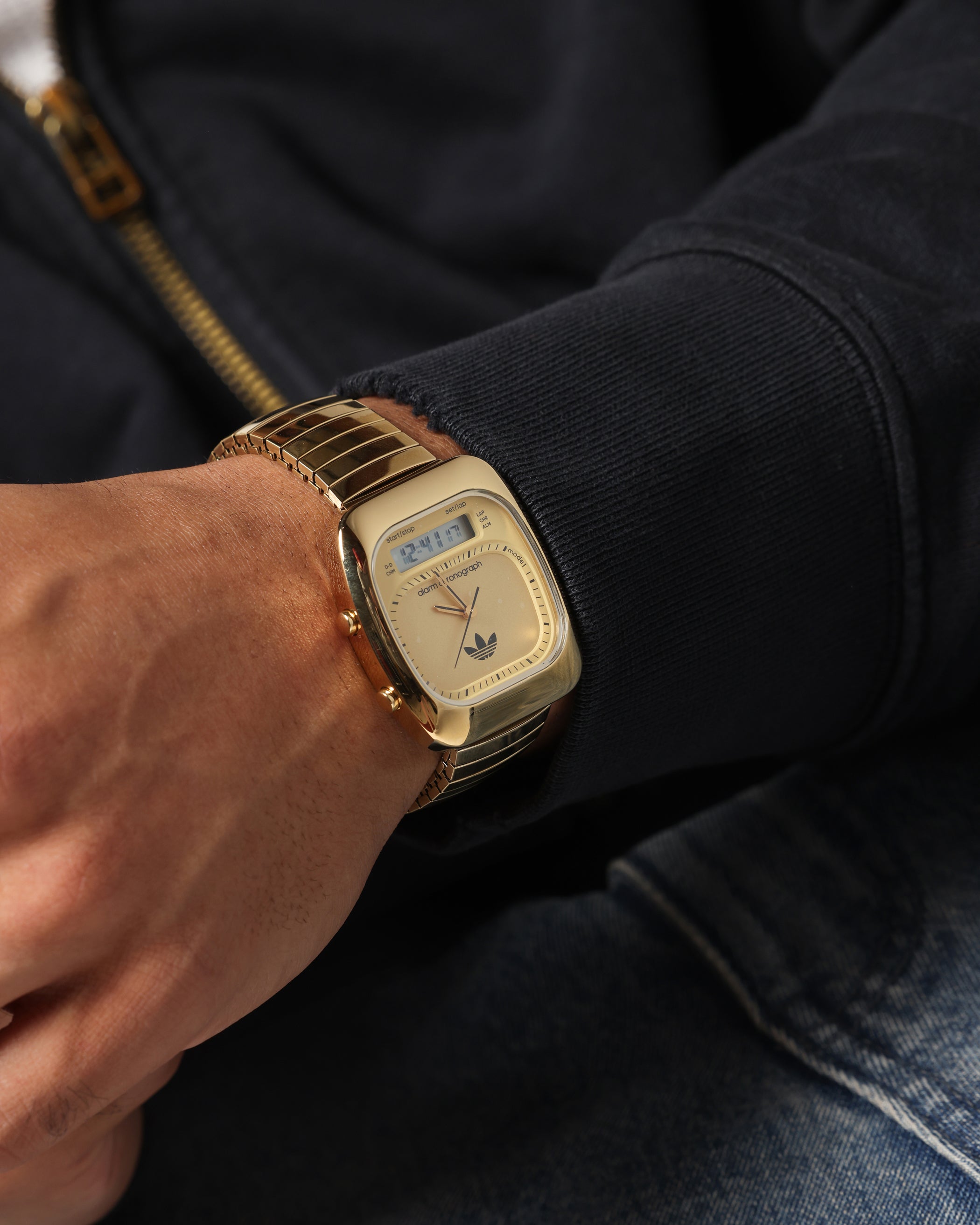 Adidas Project Two Gold Smartwatch - Stylish Fitness Tracker with Heart Rate Monitor, Sleep Tracking & Waterproof Design - Perfect for Running, Gym & Everyday Wear