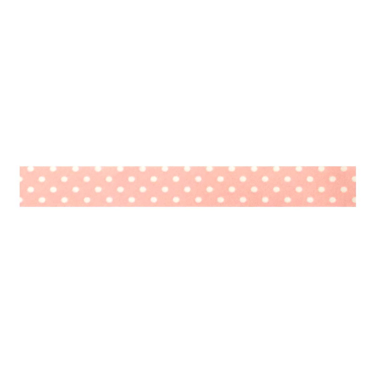 Allydrew Decorative Washi Masking Tape - Light Coral Dots Pattern for Scrapbooking, Journaling, Gift Wrapping & DIY Crafts