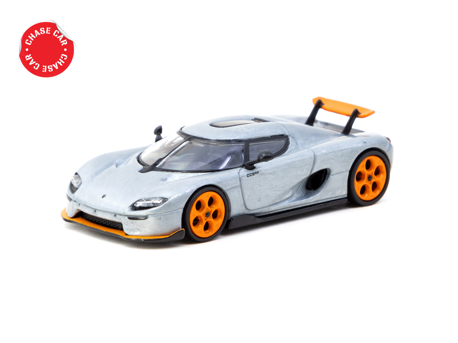 Tarmac Works 1/64 Scale Koenigsegg CC850 Diecast Model Car - Orange - Collectible Miniature for Car Enthusiasts - Perfect for Display, Gifts, and Model Car Collections