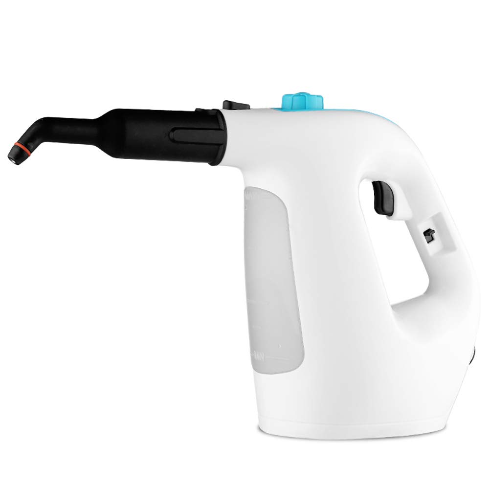 CGOLDENWALL 1500W Handheld Steam Cleaner - High Pressure & High Temperature Chemical-Free Cleaning for Floors, Kitchen, Bathroom - Portable Steamer for Home Deep Cleaning (White, No Floor Brush) | Perfect for Sanitizing Tiles, Grout, Countertops & More