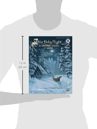 12 Christmas Classics for Guitar - Guitar TAB Book & CD | Holiday Music for Festive Gatherings, Church Services & Family Celebrations