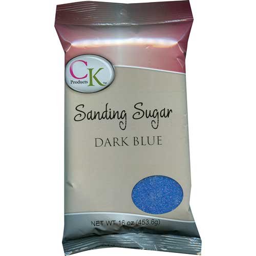 CK Products No.1 Dark Blue Sanding Sugar - Premium Edible Decor for Cakes, Cookies & Desserts | Baking Supplies for Professional & Home Bakers