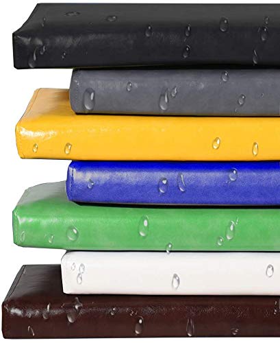 Premium Water-Resistant PU Leather Bench Cushion - Luxury Outdoor Patio Furniture Seat Pad for Garden Swing, Settee & Indoor Wooden Stool - Non-Slip, Durable Comfort for Home, Deck & Backyard Relaxation