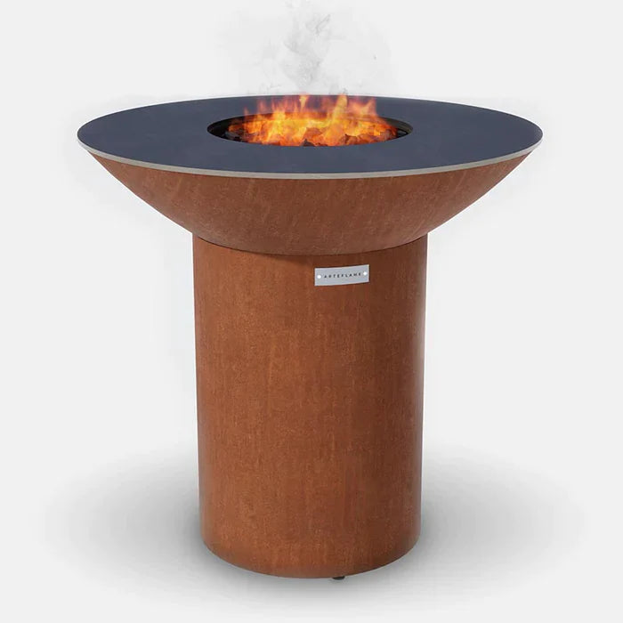 Arteflame Classic 40-Inch Outdoor Grill with Tall Round Base - Perfect for Backyard BBQs, Camping & Patio Cooking