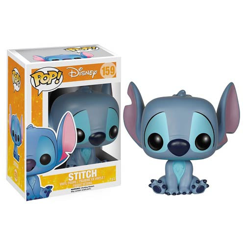 Disney Lilo & Stitch Seated Stitch Funko Pop! Vinyl Figure #159 - Collectible Toy for Disney Fans, Perfect for Display, Gifts & Home Decor