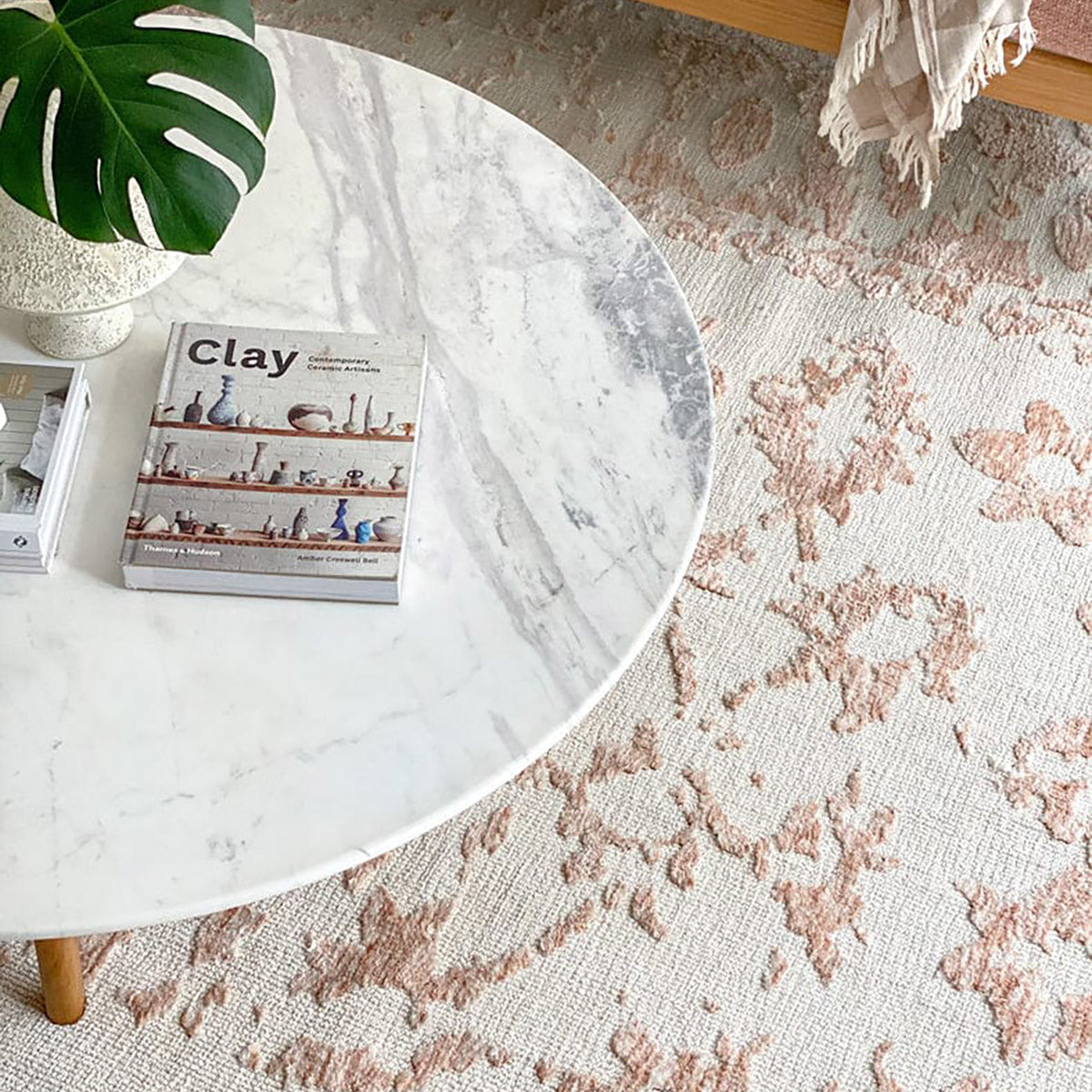 Aria Floral Transitional Rug - Soft Non-Slip Area Rug for Living Room, Bedroom & Dining Room - Perfect for Home Decor