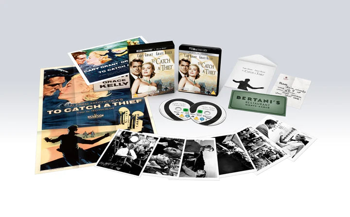 To Catch a Thief Collector's Edition 4K UHD + Blu-ray | Alfred Hitchcock Classic Movie | Perfect for Home Theater & Film Collector's Display