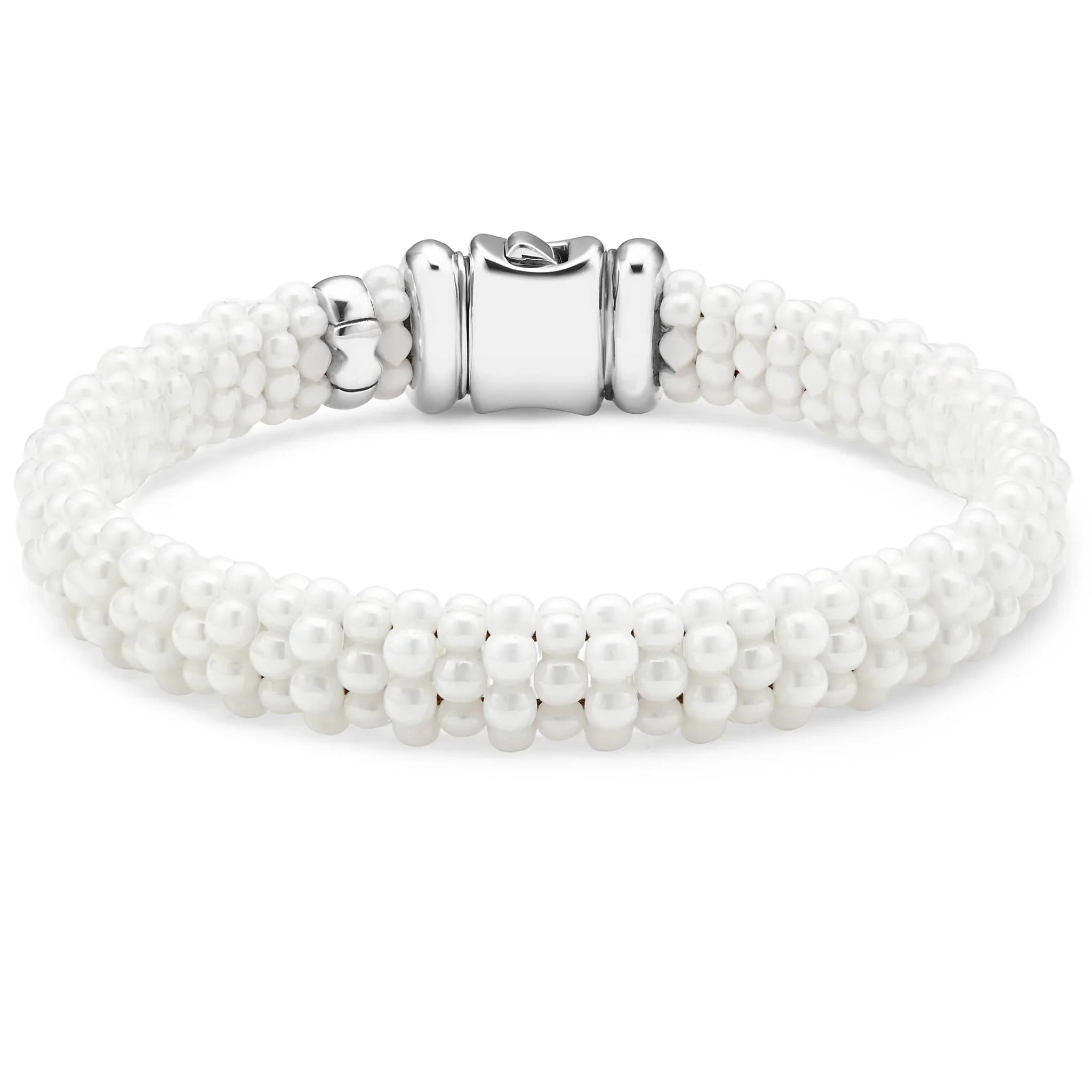 9mm Ceramic Beaded Bracelet for Women - Handmade Adjustable Boho Chic Jewelry - Perfect for Casual Wear, Yoga & Meditation