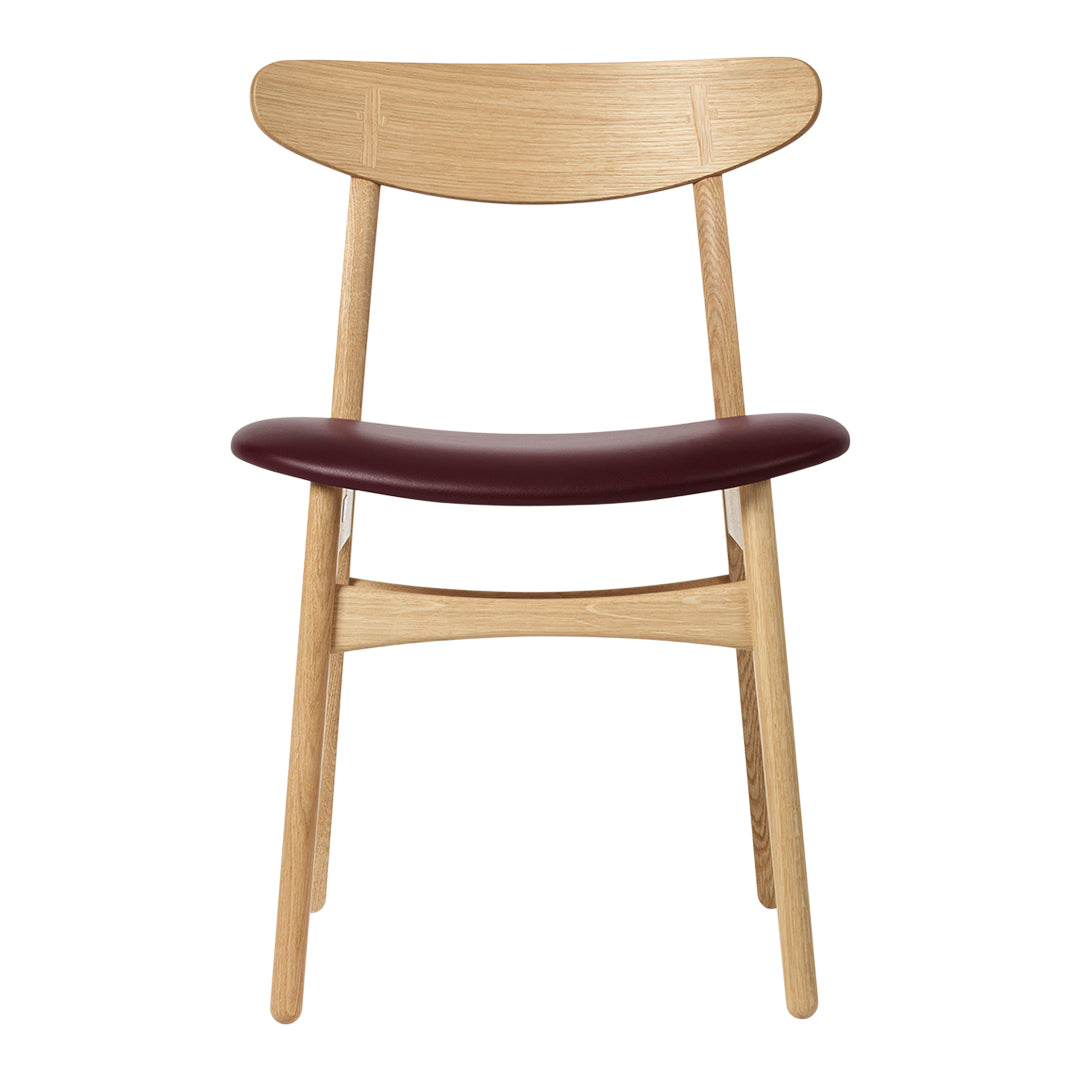Carl Hansen & Son CH30P Wegner Chair - Mid-Century Modern Dining Chair with Oak Frame & Paper Cord Seat - Perfect for Dining Rooms, Kitchens & Home Offices
