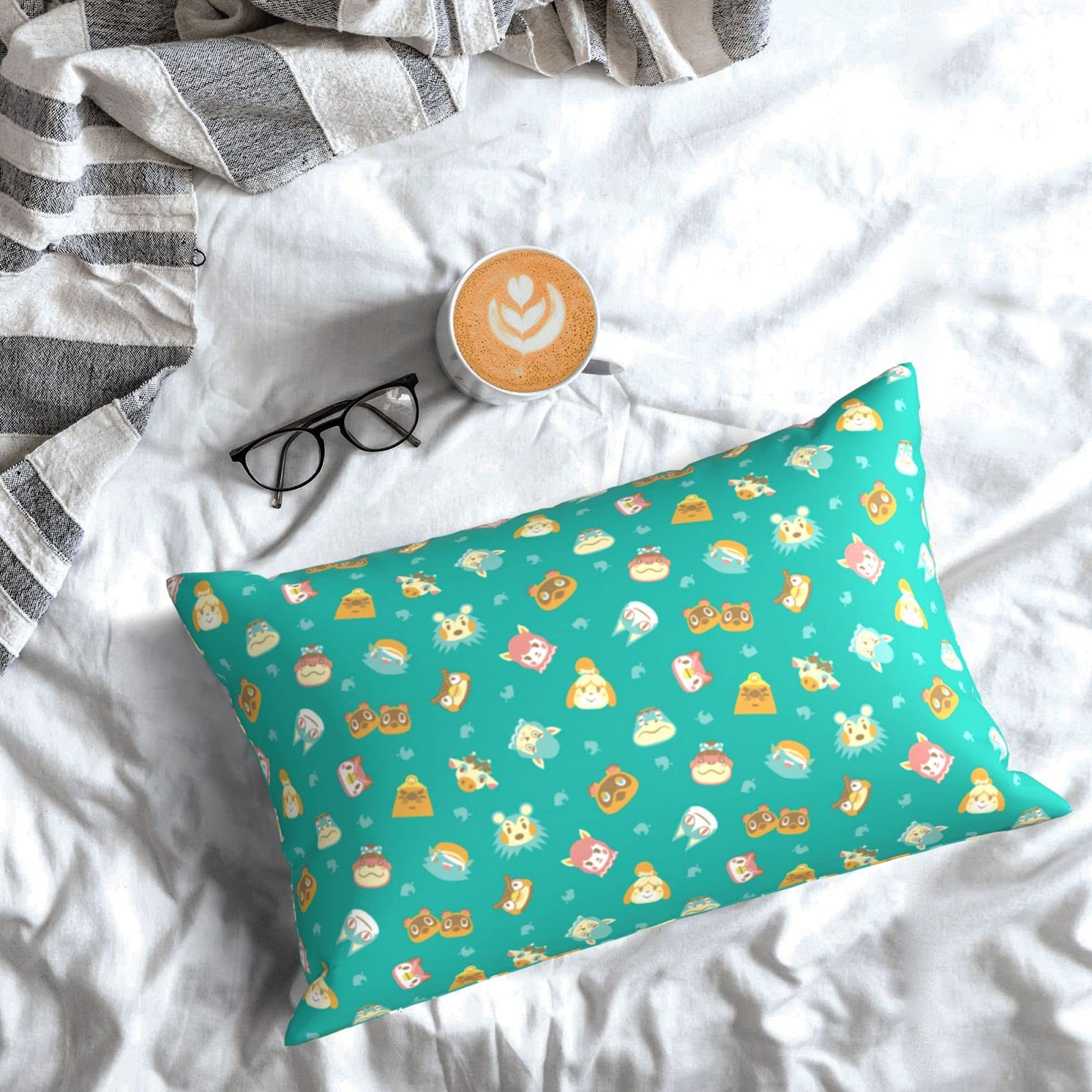 Silk Pillowcase for Hair and Skin Care - Queen Size 20x30 Inches - Soft Brushed Microfiber Pillow Cover with Hidden Zipper - Home Decor Bedding Accessories for Beauty Sleep & Skin Protection