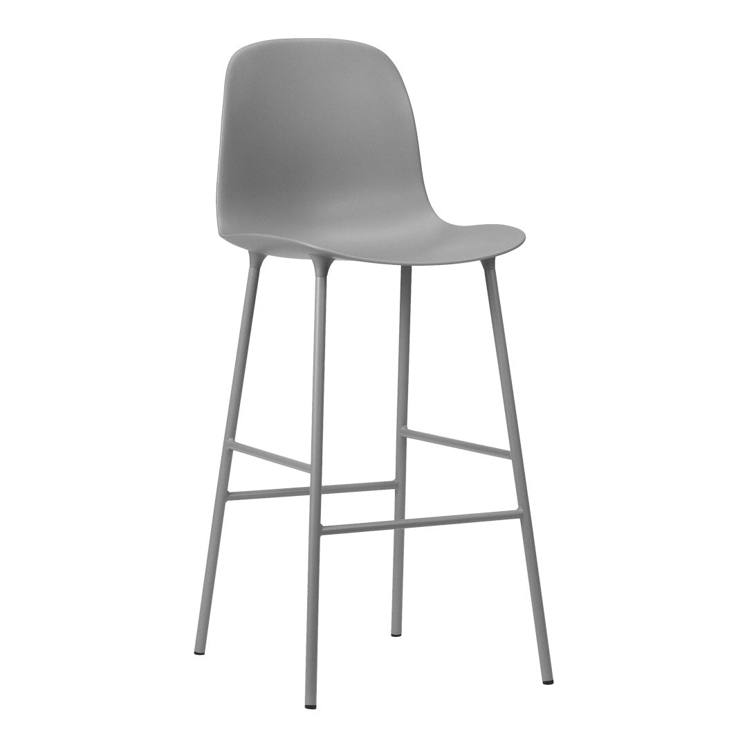 Simon Legald Form Bar Chair by Normann Copenhagen - Modern Scandinavian Bar Stool for Kitchen, Dining & Home Decor