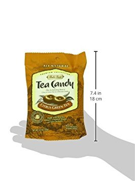 BALIS BEST Tea Candy Citrus Green Tea - 5.3 OZ Bag | Refreshing Green Tea Flavored Candy | Perfect for Office Snacks, Travel Treats & Stress Relief