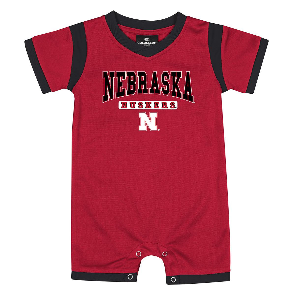 Nebraska Huskers Boys' Infant Arcade Romper - Cute Baby Outfit for Game Day, Sports Events & Casual Wear