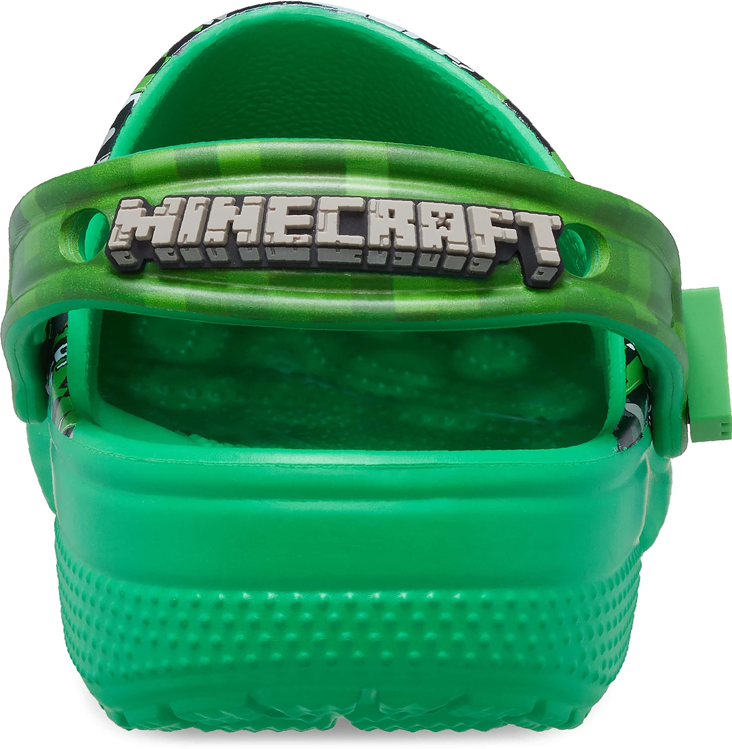 Crocs Unisex Kids Minecraft Classic Clogs | Lightweight Comfortable Slip-On Shoes for Boys & Girls | Perfect for School, Play & Outdoor Adventures