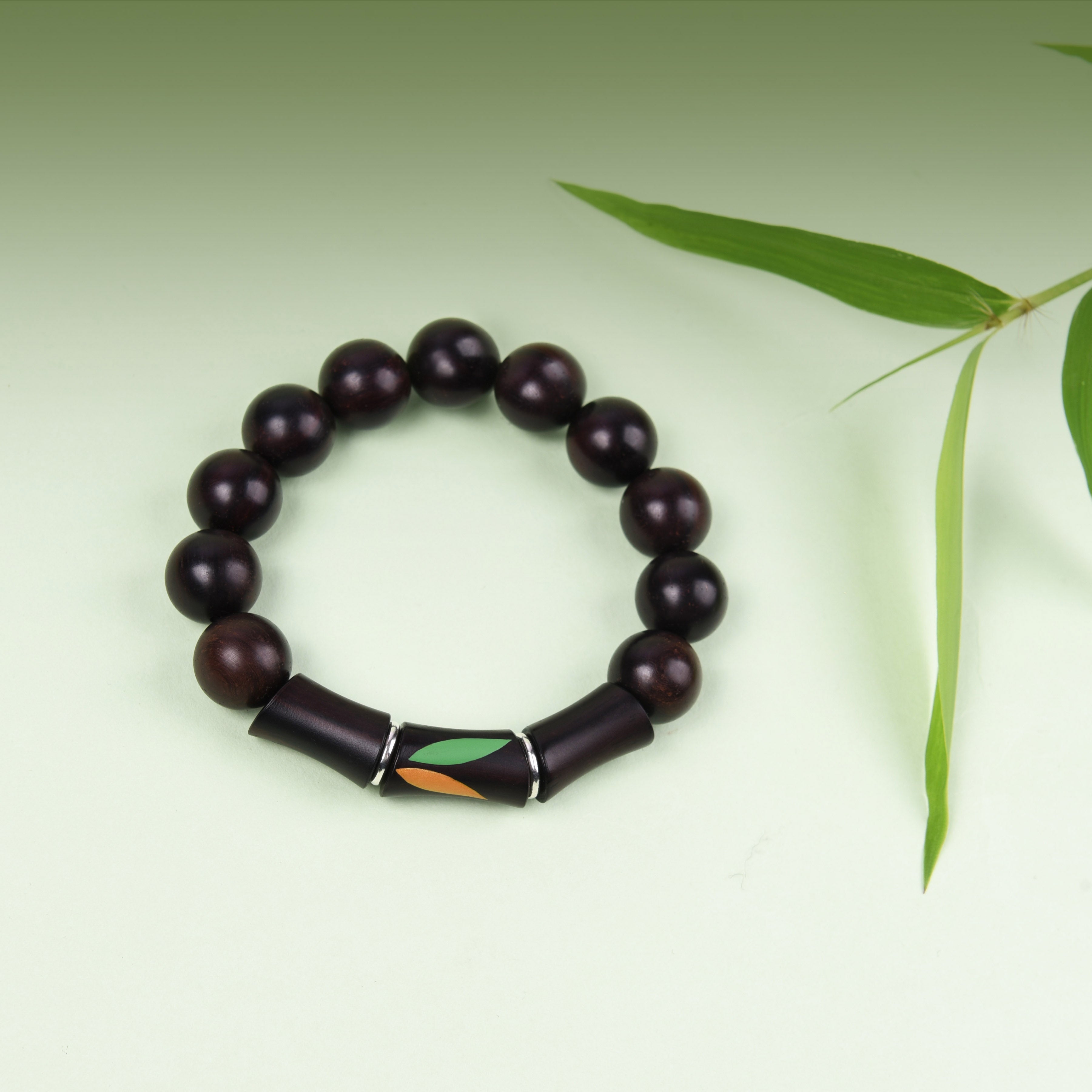 Handmade Bamboo Wood Couple Bracelets for Men & Women - Eco-Friendly Matching Love Jewelry Gift for Anniversaries, Weddings & Romantic Dates