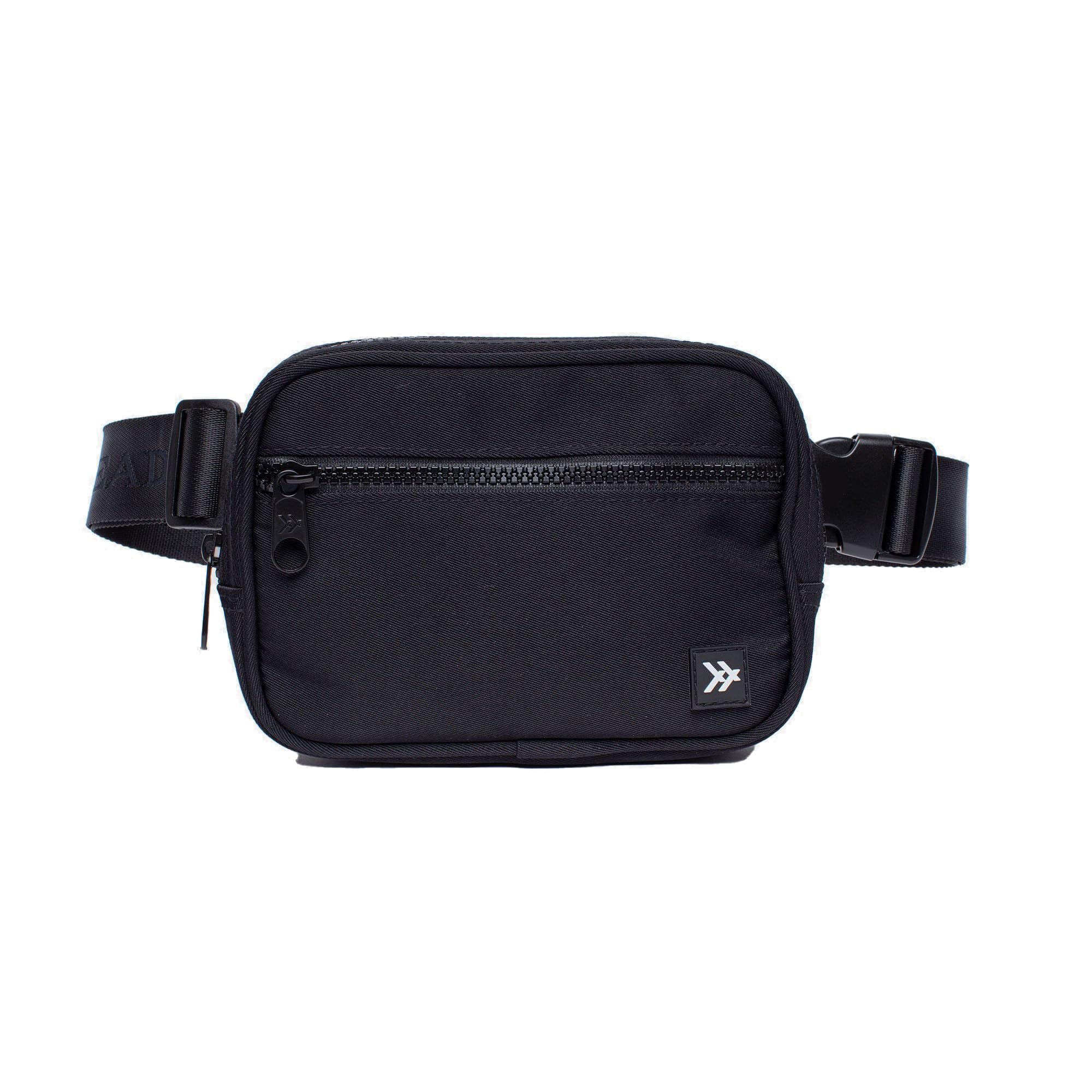 Durable & Stylish Thread Wallets Fanny Pack - Crossbody Sling Bag for Women & Men - Secure Travel Essentials Carrier for Phone, Wallet & Personal Items (Black) - Perfect for Hiking, Concerts & Daily Commute