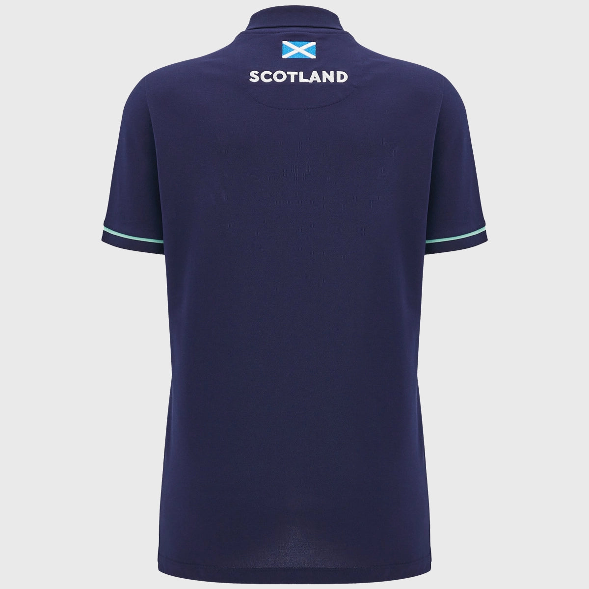 Scotland Rugby Women's Polo Shirt - Macron Official Navy Blue Performance Jersey for Training & Match Day - Perfect for Rugby Fans & Sports Enthusiasts