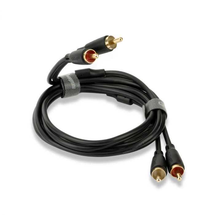 Premium QED Connect Series RCA Audio Cables - High-Quality Interconnect Cables for Home Theater, Stereo Systems & Audiophile Setups