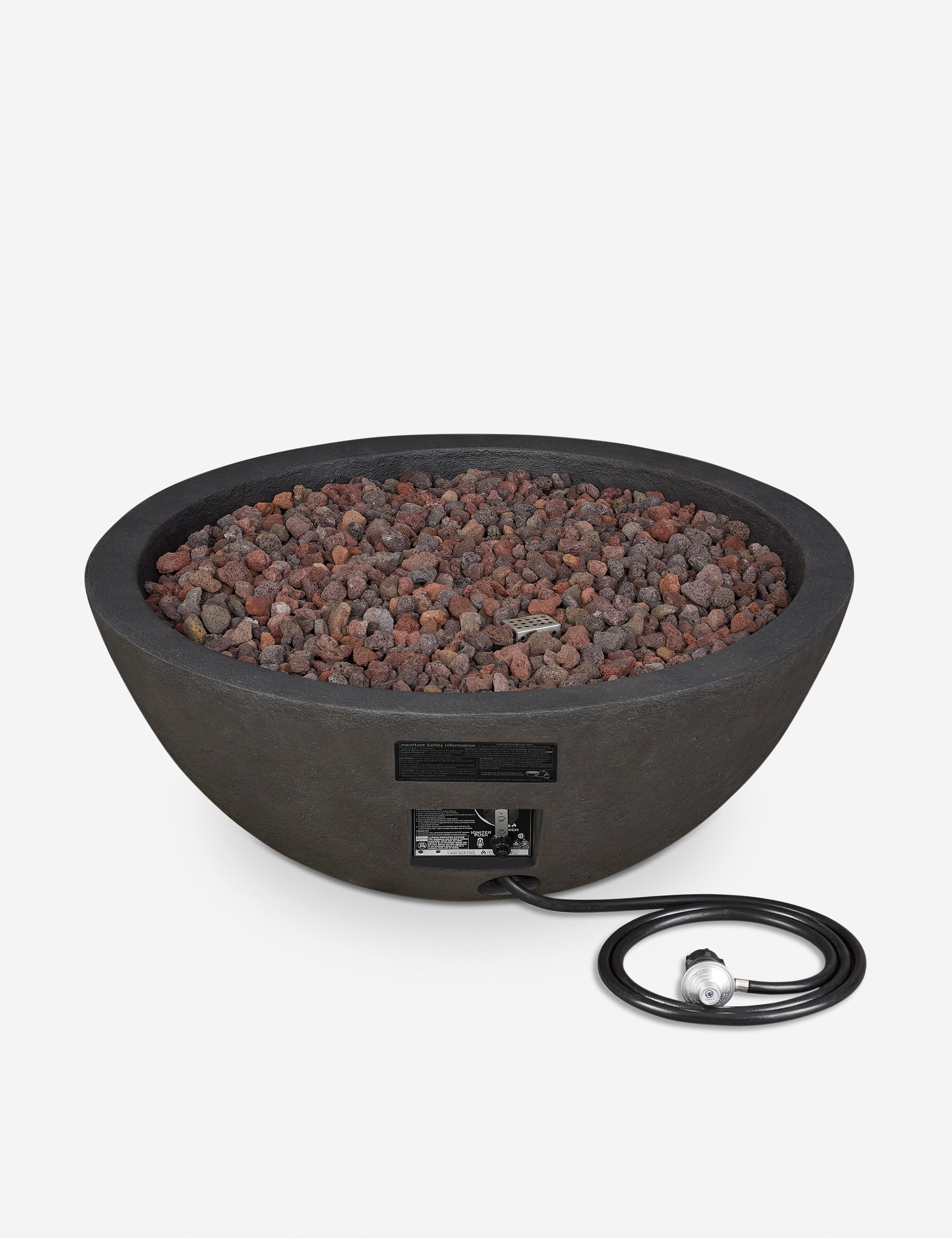 Fernanda Fire Bowl - Outdoor Fire Pit Bowl for Backyard, Patio, and Camping - Durable Steel Fire Bowl for Cozy Nights and Entertaining Guests