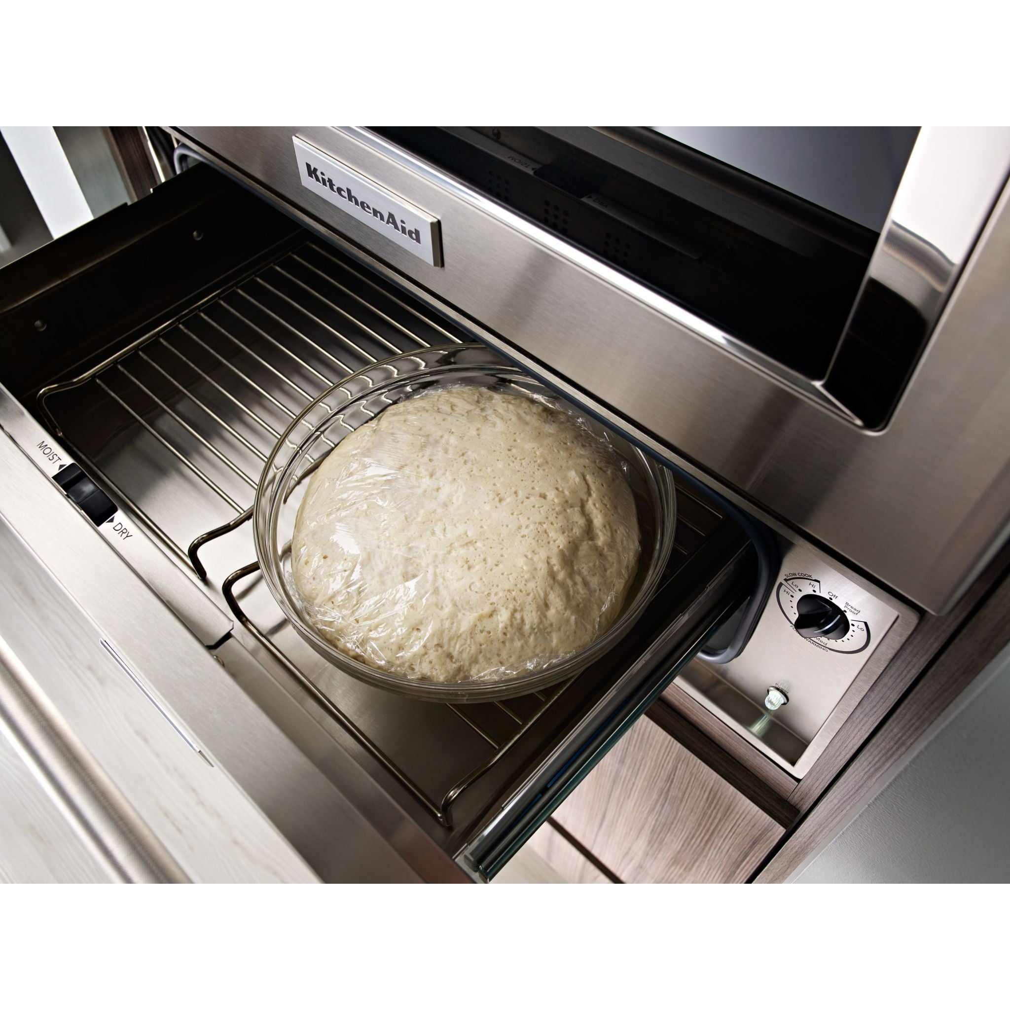 KitchenAid 24-Inch Stainless Steel Warming Drawer (KOWT104ESS) - Keep Food Warm for Entertaining & Holiday Meals