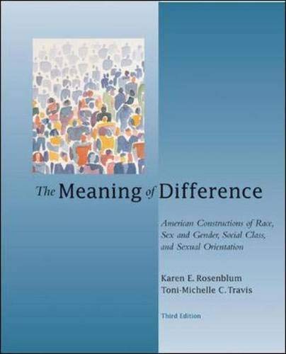 The Meaning of Difference: Race, Sex, Gender, Social Class & Sexual Orientation in American Society - Perfect for Sociology Studies, Diversity Discussions & Cultural Analysis