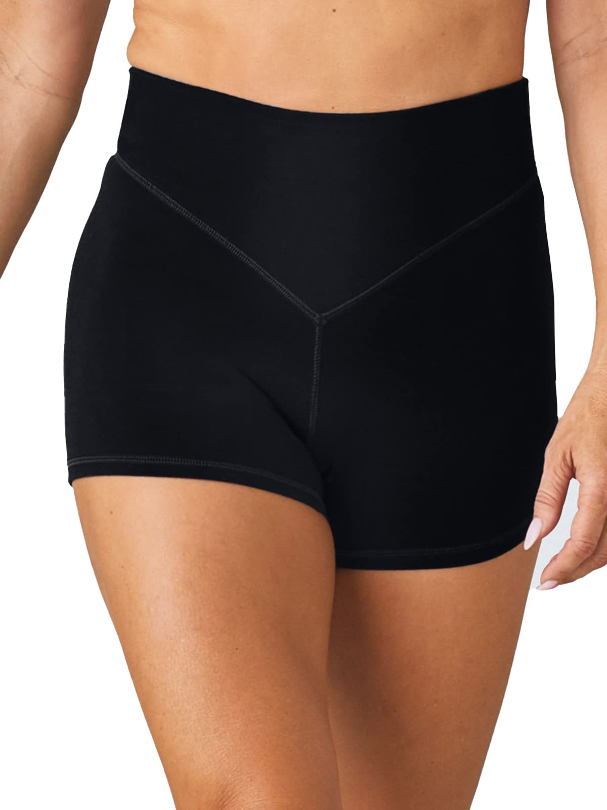 SHEFIT Women's Booty Shorts - High Waist Workout Shorts for Running, Yoga & Gym - Comfortable & Breathable Athletic Shorts for Active Lifestyles